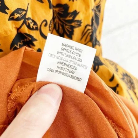 Modcloth Orange & Black Halloween Spooky Spider and Bat Print Cotton Dress NWT - Picture 12 of 12